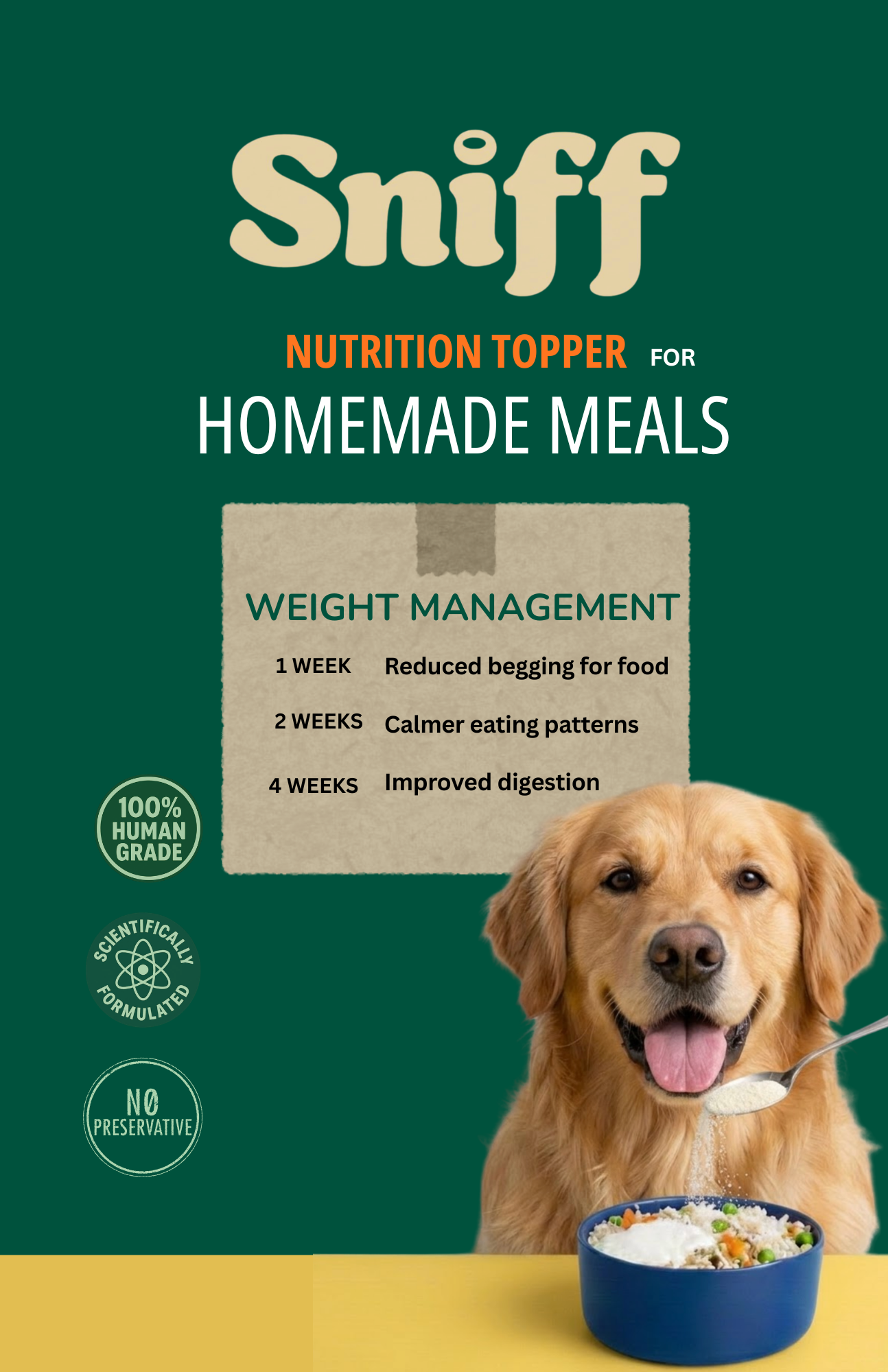Weight Management Topper