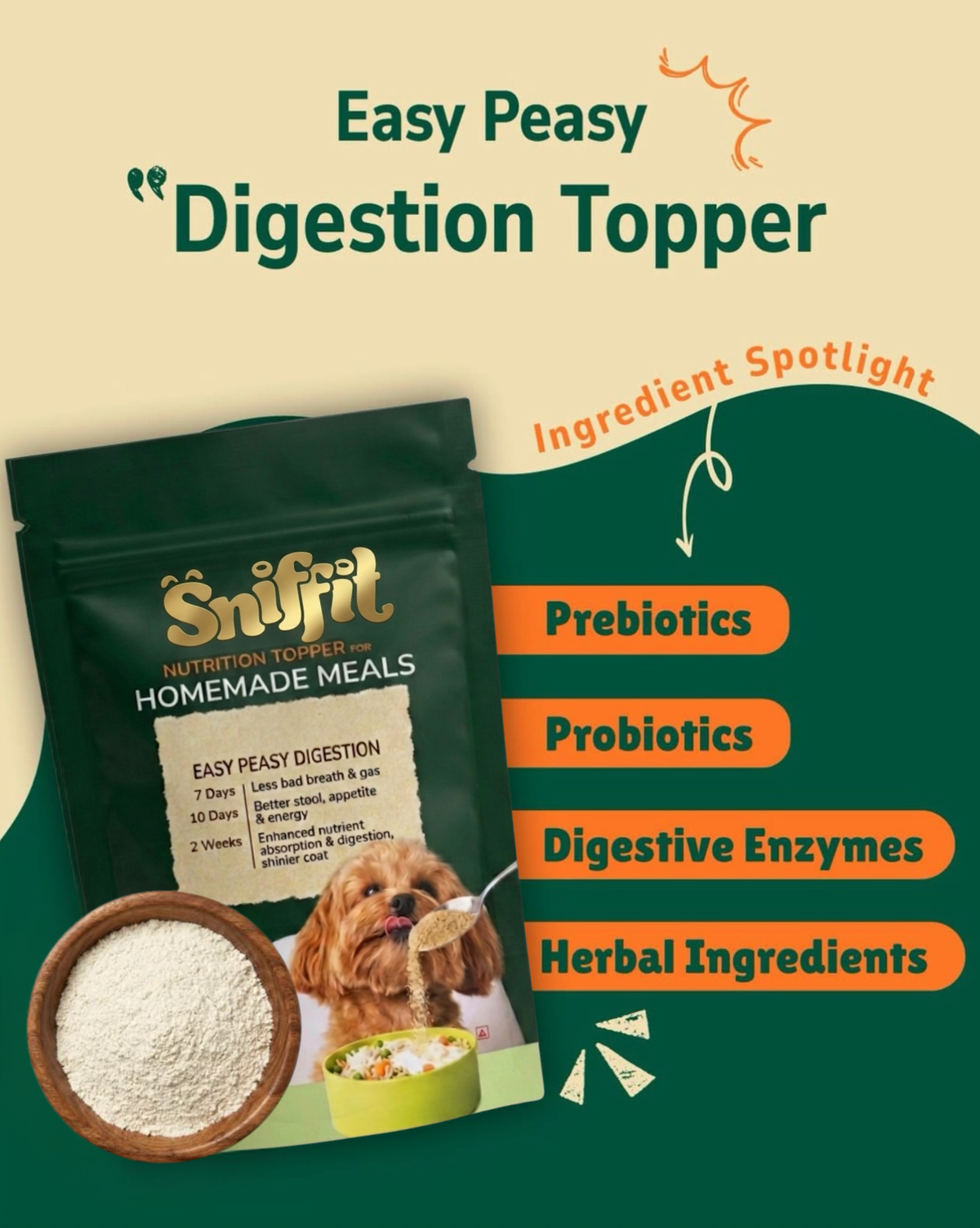 Easy Peasy Digestion Topper