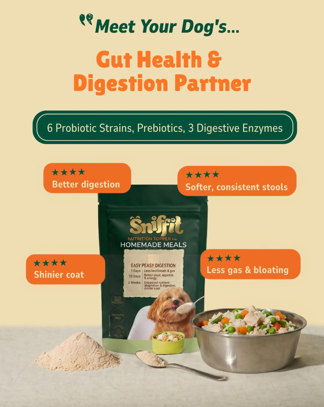 Easy Peasy Digestion Topper