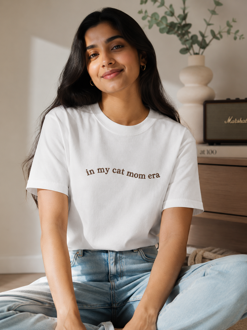 ⁠In My Cat Mom Era Tshirt