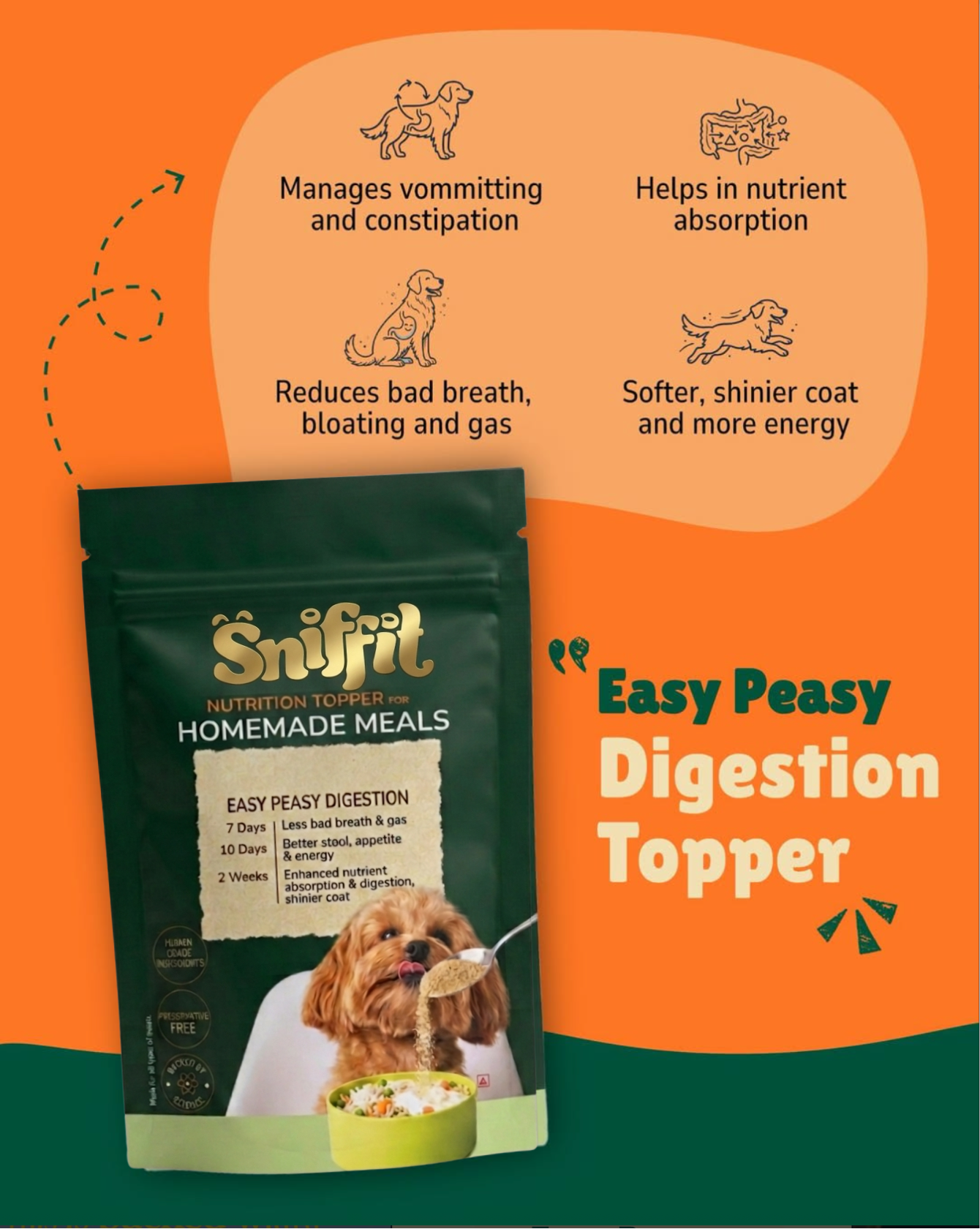 Easy Peasy Digestion Topper